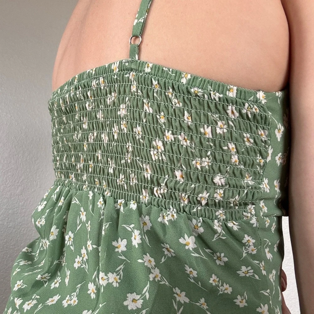 PacSun Green Sleeveless Sundress Mini - Picture 6 of 7